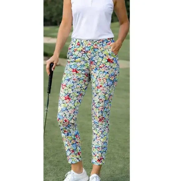Ralph Lauren RLX Floral Stretch Golf Pant 2 - Picture 1 of 7